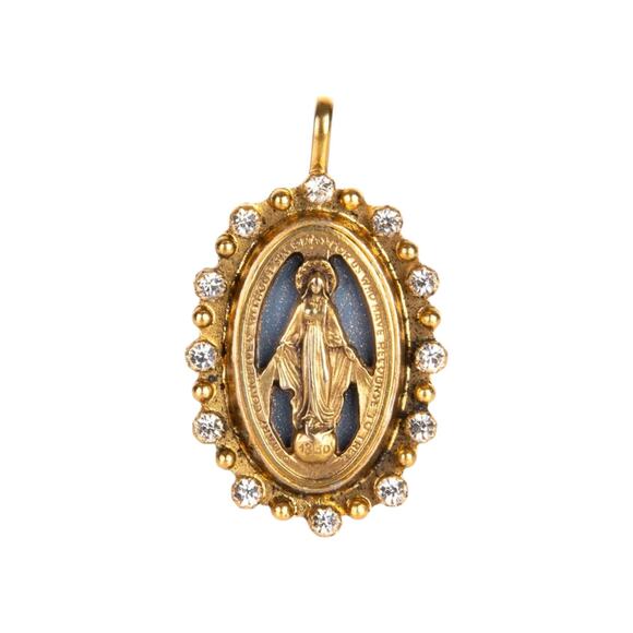 Virgins Saints & Angels Jewelry - VIRGINS SAINTS & ANGELS VSA Milagrosa Medallion in Gold